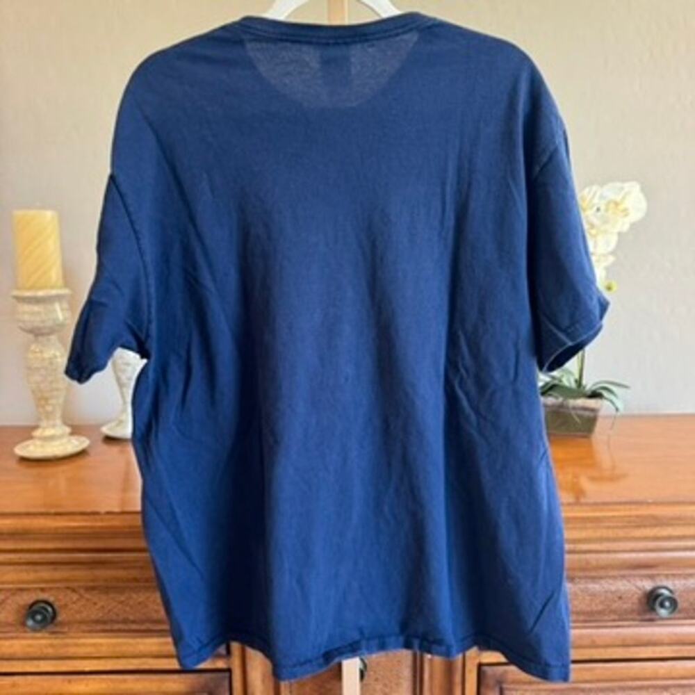Awesome Uncle Graphic T Shirt Size XL Navy - Picture 4 of 5